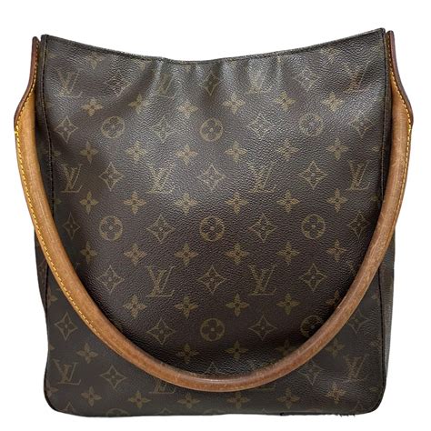 borsa louis vuitton bandoliera bianco marroncino spalla|Borsa a spalla Monogram Looping MM 2002 .